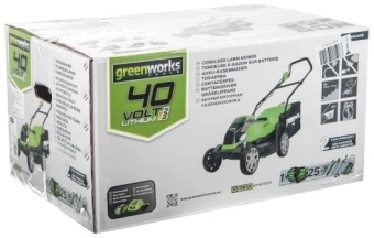 Газонокосилка роторная Greenworks G40LM35 (2501907) - купить недорого с доставкой в интернет-магазине