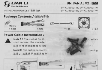 Вентилятор для корпуса Lian-Li Uni Fan ALV2 140 V2 ARGB 140х140x28 белый 4-pin 26.8дБ (G99.14ALV21W.00) Ret - купить недорого с доставкой в интернет-магазине
