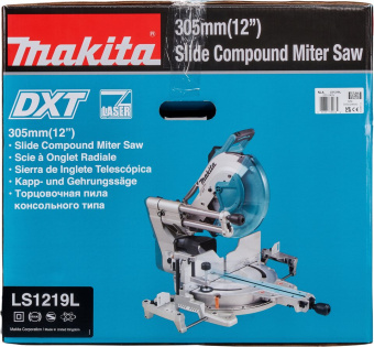Торцовочная пила Makita LS1219L 1800Вт 3200об/мин d=305мм - купить недорого с доставкой в интернет-магазине