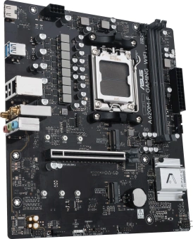 Материнская плата Asus A620M-F GAMING WIFI Socket AM5 AMD A620 2xDDR5 mATX AC`97 8ch(7.1) 2.5Gg RAID+HDMI - купить недорого с доставкой в интернет-магазине