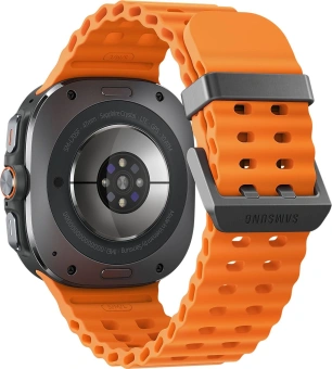 Смарт-часы Samsung Galaxy Watch Ultra LTE 47мм 1.5" AMOLED корп.черный рем.оранжевый (SM-L705FDAACAU) - купить недорого с доставкой в интернет-магазине