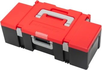 Ящик для инструментов Интерскол 2407.200 1отд. красный/черный - купить недорого с доставкой в интернет-магазине
