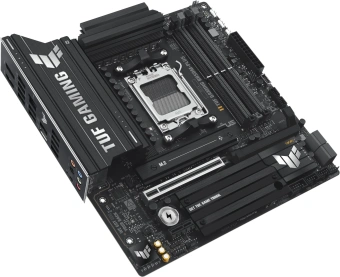 Материнская плата Asus TUF GAMING B850M-PLUS SocketAM5 AMD B850 4xDDR5 mATX AC`97 8ch(7.1) 2.5Gg RAID+HDMI+DP - купить недорого с доставкой в интернет-магазине