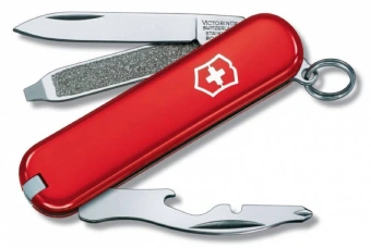 Нож перочинный Victorinox Rally (0.6163) 58мм 9функц. красный - купить недорого с доставкой в интернет-магазине