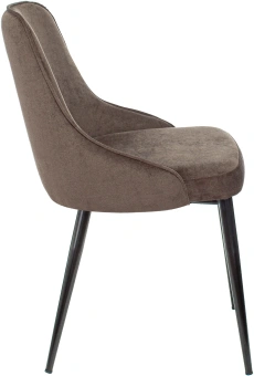 Стул для дома Бюрократ CH-K3 коричневый Light 10 металл черный на ножках (CH-K3_1/LT10) - купить недорого с доставкой в интернет-магазине