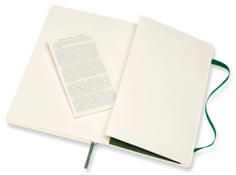 Блокнот Moleskine CLASSIC SOFT QP618K15 Large 130х210мм 192стр. нелинованный мягкая обложка зеленый - купить недорого с доставкой в интернет-магазине