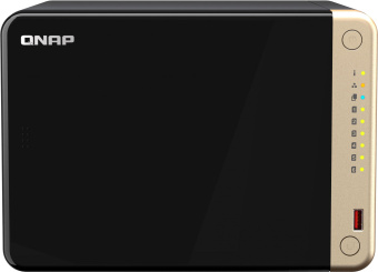 Сетевое хранилище NAS Qnap Original TS-664-8G 6-bay настольный Celeron N5095 - купить недорого с доставкой в интернет-магазине