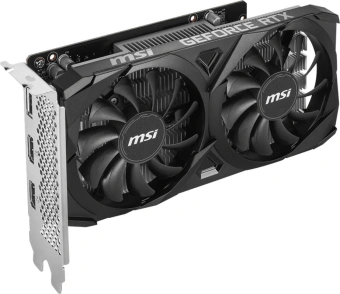 Видеокарта MSI PCI-E 4.0 RTX 3050 VENTUS 2X E 6G OC NVIDIA GeForce RTX 3050 6Gb 96bit GDDR6 1492/14000 HDMIx2 DPx1 HDCP Ret - купить недорого с доставкой в интернет-магазине