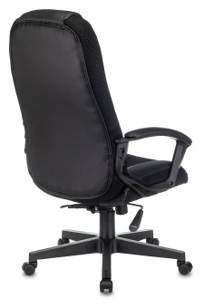 Кресло игровое Zombie 9 черный/серый ткань/эко.кожа крестов. пластик - купить недорого с доставкой в интернет-магазине