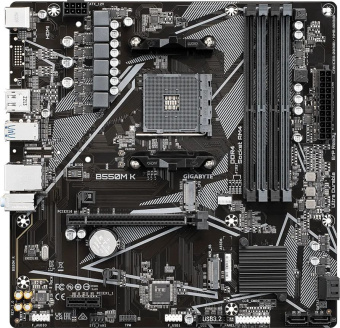 Материнская плата Gigabyte B550M K Soc-AM4 AMD B550 4xDDR4 mATX AC`97 8ch(7.1) GbLAN RAID+HDMI+DP - цена, купить или заказать с доставкой в интернет-магазине Материнская плата Gigabyte B550M K Soc-AM4 AMD B550 4xDDR4 mATX AC`97 8ch(7.1) GbLAN RAID+HDMI+DP - купить недорого с доставкой в интернет-магазине
