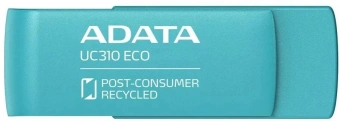 Флеш Диск A-Data 64GB UC310E UC310E-64G-RGN USB3.2 зеленый - купить недорого с доставкой в интернет-магазине