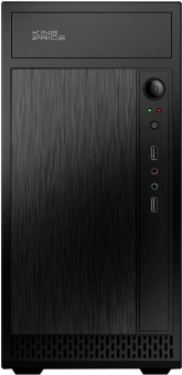 Корпус KingPrice KPCC-MN211 черный без БП mATX 1x80mm 2x120mm 2xUSB2.0 audio - купить недорого с доставкой в интернет-магазине