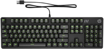 Клавиатура HP Pavilion Gaming 550 механическая черный USB for gamer LED - купить недорого с доставкой в интернет-магазине