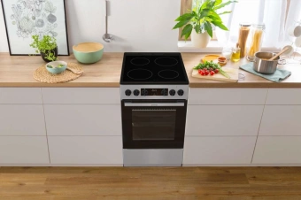 Плита Электрическая Gorenje GEC5C41SG серый стеклокерамика (без крышки) - купить недорого с доставкой в интернет-магазине