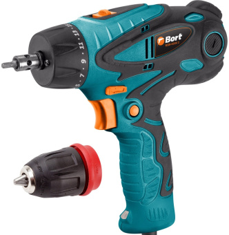 Дрель-шуруповерт Bort BSM-450X2 450Вт патрон:быстрозажимной (93410600) - купить недорого с доставкой в интернет-магазине