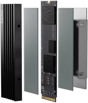 Радиатор для SSD ID-Cooling Zero M05 черный алюминий Ret - купить недорого с доставкой в интернет-магазине
