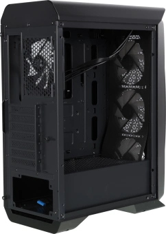 Корпус Aerocool Aero One Frost-G-BK-v1 черный без БП ATX 4x120mm 2x140mm 2xUSB3.0 audio bott PSU - купить недорого с доставкой в интернет-магазине