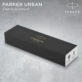 Ручка перьев. Parker Urban Core F309 (CW1931592) Muted Black CT F сталь нержавеющая подар.кор. - купить недорого с доставкой в интернет-магазине
