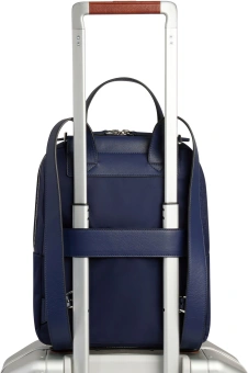 Рюкзак женский Piquadro Lyra CA5566W92T/BLU темно-синий нейлон/натур.кожа - купить недорого с доставкой в интернет-магазине
