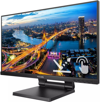 Монитор Philips 23.8" B Line 242B1TC черный IPS LED 16:9 HDMI M/M матовая HAS 250cd 178гр/178гр 1920x1080 75Hz VGA DP FHD USB Touch 6.67кг - купить недорого с доставкой в интернет-магазине