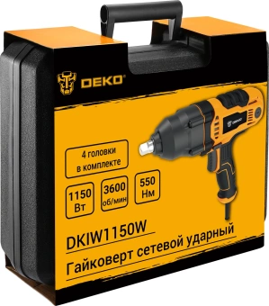 Винтоверт Deko DKIW1150W патрон:квад.1/2" (084-1055) - купить недорого с доставкой в интернет-магазине