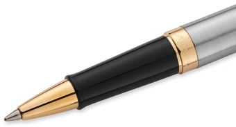 Ручка роллер Waterman Hemisphere (S0920350) Steel GT F черн. черн. подар.кор. - купить недорого с доставкой в интернет-магазине