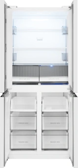 Холодильник Weissgauff WCD 450 W NoFrost Inverter 3-хкамерн. белый инвертер - купить недорого с доставкой в интернет-магазине