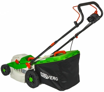 Газонокосилка роторная RedVerg RD-ELM380 1600Вт - купить недорого с доставкой в интернет-магазине