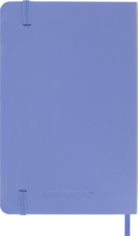 Блокнот Moleskine CLASSIC SOFT QP611B42 Pocket 90x140мм 192стр. линейка мягкая обложка голубая гортензия - купить недорого с доставкой в интернет-магазине