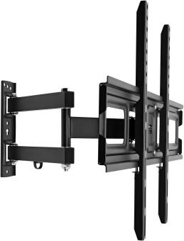 Кронштейн для телевизора Buro MF2 черный 32"-70" макс.35кг настенный поворотно-выдвижной и наклонный - купить недорого с доставкой в интернет-магазине