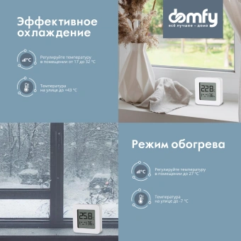Сплит-система Domfy DCW-AC-18-1 белый - купить недорого с доставкой в интернет-магазине