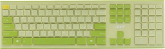 Клавиатура + мышь Acer OCC205 клав:зеленый/желтый мышь:зеленый/желтый USB беспроводная slim (ZL.ACCEE.00E) - купить недорого с доставкой в интернет-магазине