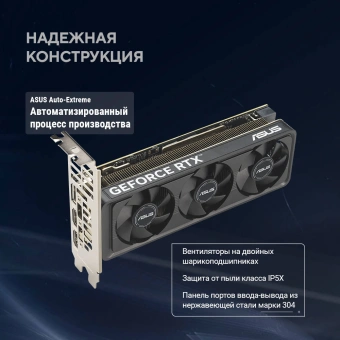 Видеокарта Asus PCI-E 4.0 RTX5060-O8G-LP-BRK NVIDIA GeForce RTX 5060 8Gb 128bit GDDR7 2550/28000 HDMIx1 DPx3 HDCP Ret - купить недорого с доставкой в интернет-магазине