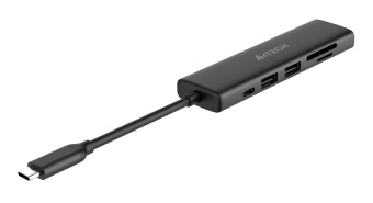 Разветвитель USB-C A4Tech DST-60C 2порт. серый - купить недорого с доставкой в интернет-магазине
