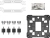 Устройство охлаждения(кулер) ID-Cooling SE-214-XT V2 ARGB Soc-AM5/AM4/1200/1700/1851 серебристый/черный 4-pin 16-27.2dB Al+Cu 200W 810gr Ret (SE-214-XT V2 ARGB) - купить недорого с доставкой в интернет-магазине