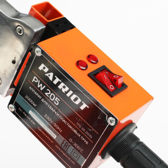 Сварочный аппарат для пластиковых труб Patriot PW 205 2кВт Тмакс.:300 парн.насад. 6насад. (кейс в компл.) (170302010) - купить недорого с доставкой в интернет-магазине