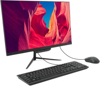 Моноблок Digma Pro Base 23.8" Full HD i3 12100 (3.3) 16Gb SSD512Gb UHDG 730 Windows 11 Pro GbitEth WiFi BT 90W клавиатура мышь Cam черный 1920x1080 - купить недорого с доставкой в интернет-магазине