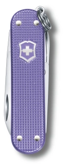 Нож перочинный Victorinox Classic SD Alox Electric Lavender (0.6221.223G) 58мм 5функц. подар.коробка - купить недорого с доставкой в интернет-магазине
