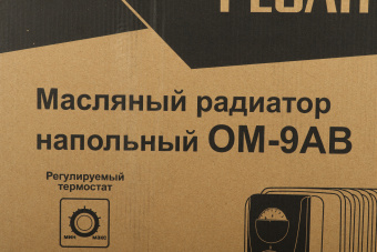 Радиатор масляный Ресанта ОМ-9АВ 2400Вт белый - купить недорого с доставкой в интернет-магазине