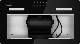 Вытяжка каминная Weissgauff Vetta 850 черный управление: кнопочное (1 мотор) - купить недорого с доставкой в интернет-магазине