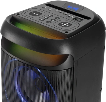 Минисистема Hyundai H-MC1237 черный 40Вт FM USB BT micro SD - купить недорого с доставкой в интернет-магазине
