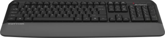 Клавиатура A4Tech FGK20 серый USB беспроводная Multimedia (подставка для запястий) - купить недорого с доставкой в интернет-магазине