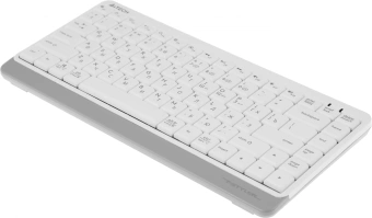 Клавиатура A4Tech FBK11 белый/серый USB беспроводная BT/Radio slim (FBK11 WHITE) - купить недорого с доставкой в интернет-магазине