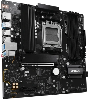 Материнская плата Asrock B850M PRO-A Socket AM5 AMD B850 4xDDR5 mATX AC`97 8ch(7.1) 2.5Gg RAID+HDMI+DP - купить недорого с доставкой в интернет-магазине