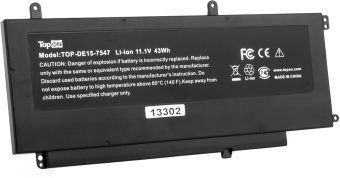 Батарея для ноутбука TopON TOP-DE15-7547 11.1V 3800mAh литиево-ионная (103280) - купить недорого с доставкой в интернет-магазине