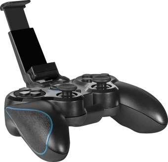 Геймпад Defender Blaster черный Bluetooth Беспроводной виброотдача (в компл.:держатель для смартфона/кабель USB) (64283) - купить недорого с доставкой в интернет-магазине