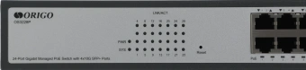 Коммутатор Origo OS3228P/250W OS3228P/250W/A1A (L3) 24x1Гбит/с 4x10Гбит/с 4SFP+ 250W управляемый - купить недорого с доставкой в интернет-магазине