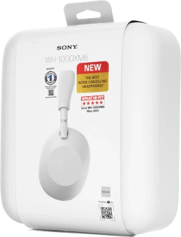 Гарнитура мониторные Sony WH-1000XM6 1.2м серебристый беспроводные bluetooth оголовье (WH1000XM6/SME) - купить недорого с доставкой в интернет-магазине