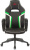 Кресло игровое Zombie Z3 черный/зеленый эко.кожа крестов. пластик - купить недорого с доставкой в интернет-магазине