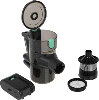 Пылесос ручной Kitfort КТ-5168 150Вт зеленый/черный (в компл.:1мешок) - купить недорого с доставкой в интернет-магазине